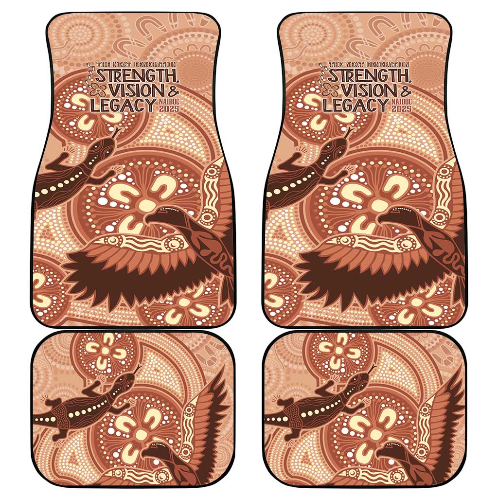 NAIDOC 2025 Strength Vision & Legacy Car Mats Future Dreaming - Taupe