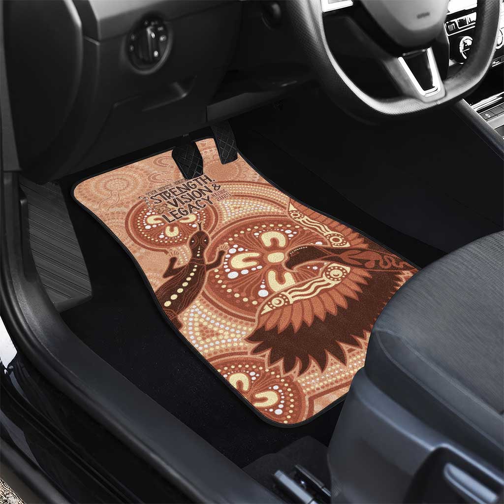 NAIDOC 2025 Strength Vision & Legacy Car Mats Future Dreaming - Taupe
