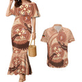 NAIDOC 2025 Strength Vision & Legacy Couples Matching Mermaid Dress and Hawaiian Shirt Future Dreaming - Taupe