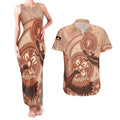 NAIDOC 2025 Strength Vision & Legacy Couples Matching Tank Maxi Dress and Hawaiian Shirt Future Dreaming - Taupe