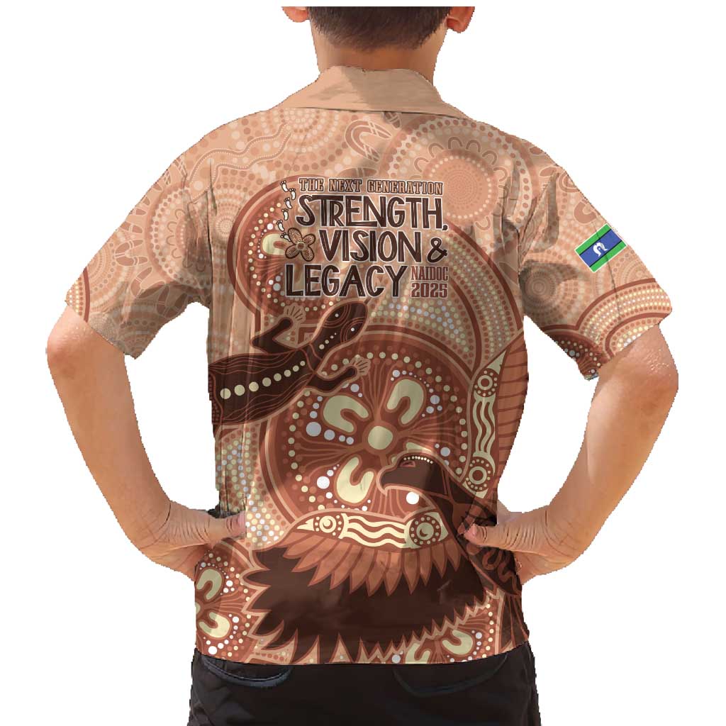 NAIDOC 2025 Strength Vision & Legacy Family Matching Mermaid Dress and Hawaiian Shirt Future Dreaming - Taupe