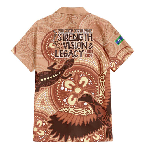 NAIDOC 2025 Strength Vision & Legacy Family Matching Mermaid Dress and Hawaiian Shirt Future Dreaming - Taupe
