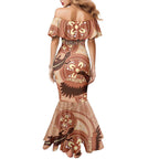NAIDOC 2025 Strength Vision & Legacy Family Matching Mermaid Dress and Hawaiian Shirt Future Dreaming - Taupe