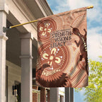 NAIDOC 2025 Strength Vision & Legacy Garden Flag Future Dreaming - Taupe