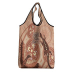 NAIDOC 2025 Strength Vision & Legacy Grocery Bag Future Dreaming - Taupe