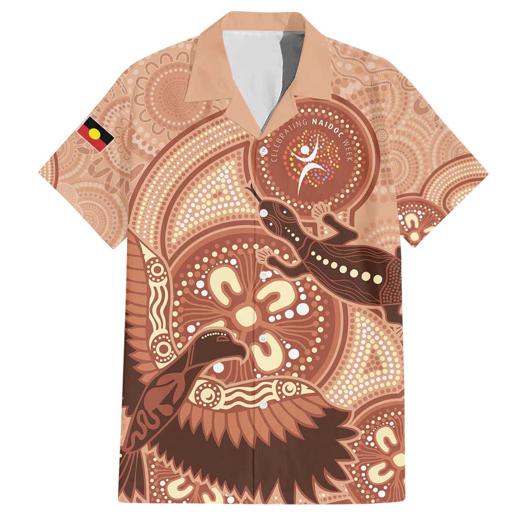 NAIDOC 2025 Strength Vision & Legacy Hawaiian Shirt Future Dreaming - Taupe