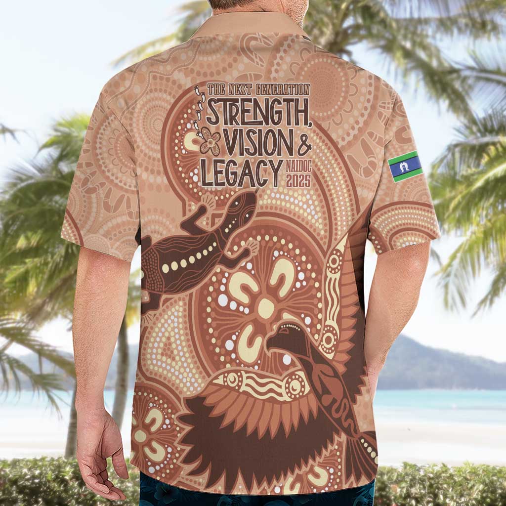 NAIDOC 2025 Strength Vision & Legacy Hawaiian Shirt Future Dreaming - Taupe