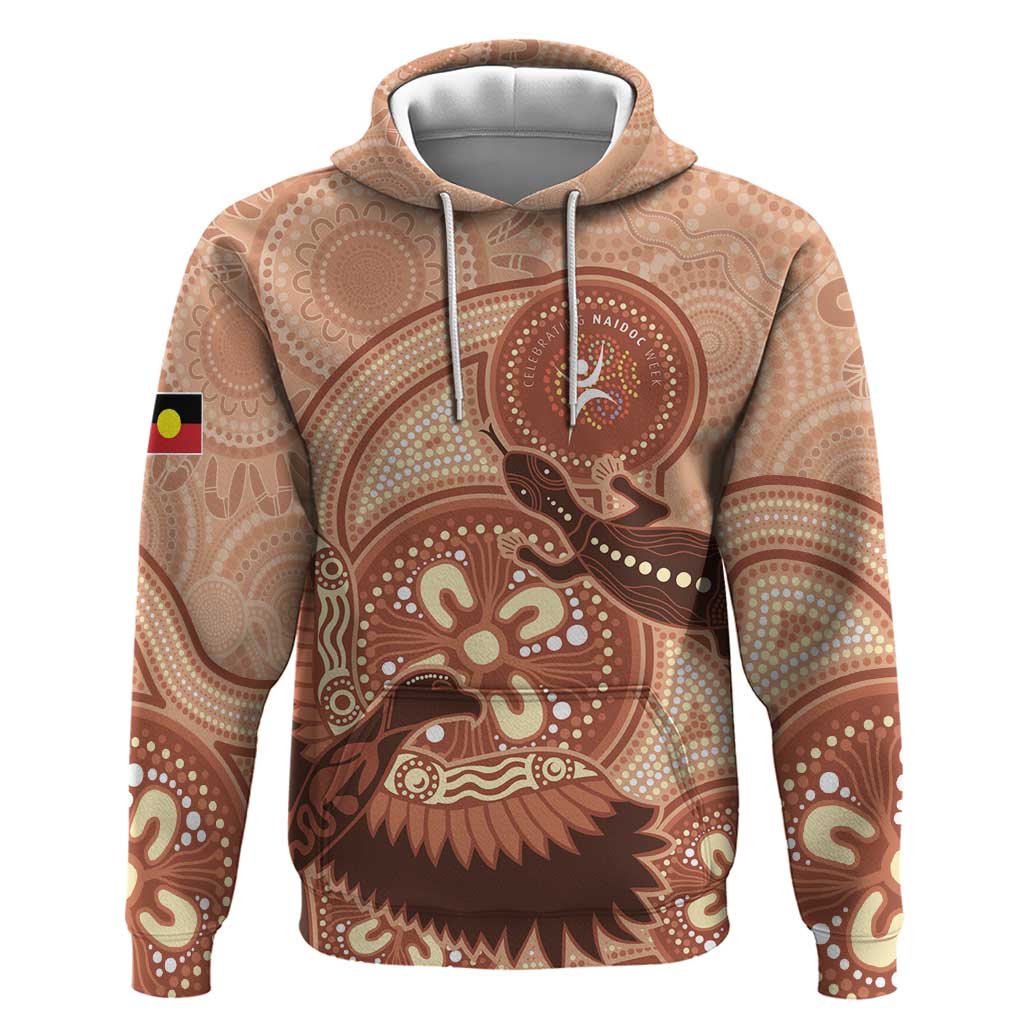 NAIDOC 2025 Strength Vision & Legacy Hoodie Future Dreaming - Taupe