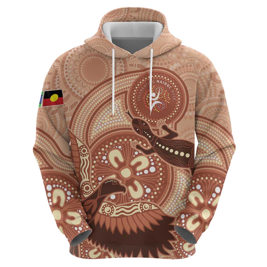 NAIDOC 2025 Strength Vision & Legacy Hoodie Future Dreaming - Taupe