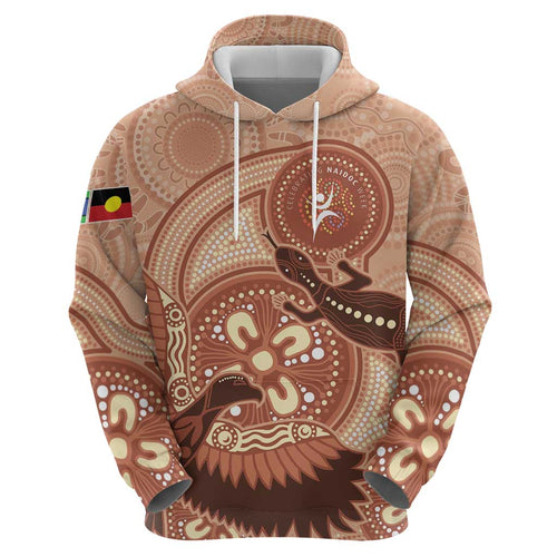 NAIDOC 2025 Strength Vision & Legacy Hoodie Future Dreaming - Taupe