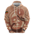 NAIDOC 2025 Strength Vision & Legacy Hoodie Future Dreaming - Taupe