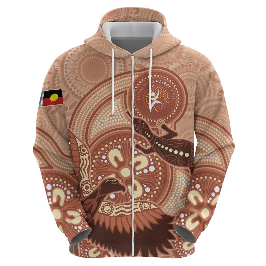 NAIDOC 2025 Strength Vision & Legacy Hoodie Future Dreaming - Taupe