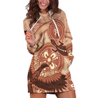 NAIDOC 2025 Strength Vision & Legacy Hoodie Dress Future Dreaming - Taupe
