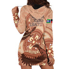 NAIDOC 2025 Strength Vision & Legacy Hoodie Dress Future Dreaming - Taupe