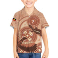 NAIDOC 2025 Strength Vision & Legacy Kid Hawaiian Shirt Future Dreaming - Taupe