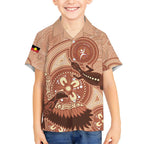 NAIDOC 2025 Strength Vision & Legacy Kid Hawaiian Shirt Future Dreaming - Taupe