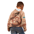 NAIDOC 2025 Strength Vision & Legacy Kid Hoodie Future Dreaming - Taupe