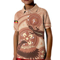NAIDOC 2025 Strength Vision & Legacy Kid Polo Shirt Future Dreaming - Taupe