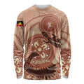 NAIDOC 2025 Strength Vision & Legacy Long Sleeve Shirt Future Dreaming - Taupe