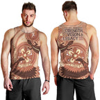 NAIDOC 2025 Strength Vision & Legacy Men Tank Top Future Dreaming - Taupe