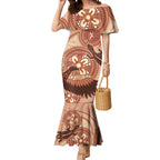 NAIDOC 2025 Strength Vision & Legacy Mermaid Dress Future Dreaming - Taupe