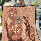 NAIDOC 2025 Strength Vision & Legacy Quilt Future Dreaming - Taupe