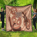 NAIDOC 2025 Strength Vision & Legacy Quilt Future Dreaming - Taupe