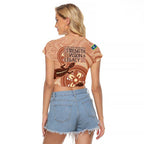 NAIDOC 2025 Strength Vision & Legacy Raglan Cropped T Shirt Future Dreaming - Taupe