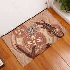 NAIDOC 2025 Strength Vision & Legacy Rubber Doormat Future Dreaming - Taupe