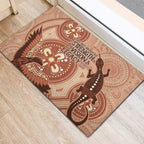 NAIDOC 2025 Strength Vision & Legacy Rubber Doormat Future Dreaming - Taupe