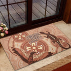 NAIDOC 2025 Strength Vision & Legacy Rubber Doormat Future Dreaming - Taupe