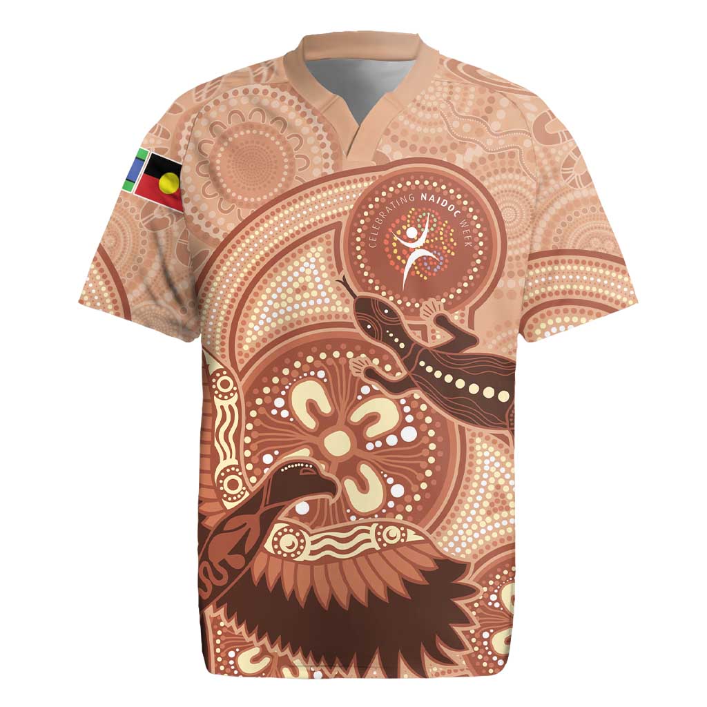 NAIDOC 2025 Strength Vision & Legacy Rugby Jersey Future Dreaming - Taupe