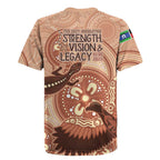 NAIDOC 2025 Strength Vision & Legacy Rugby Jersey Future Dreaming - Taupe