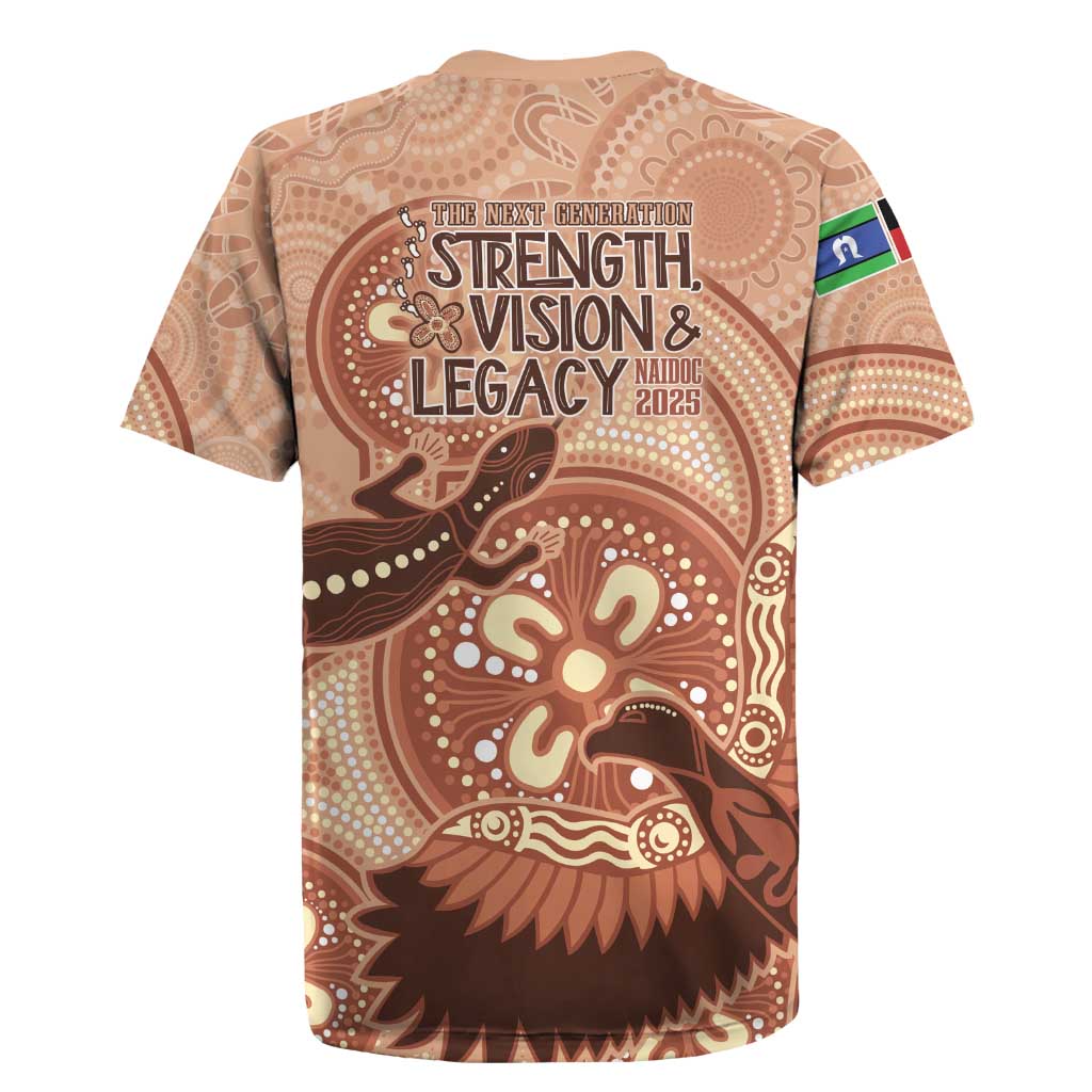 NAIDOC 2025 Strength Vision & Legacy Rugby Jersey Future Dreaming - Taupe