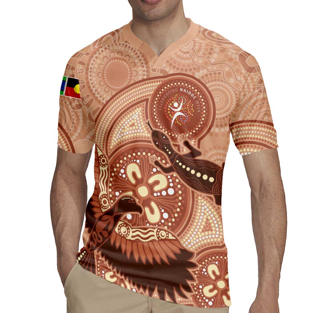 NAIDOC 2025 Strength Vision & Legacy Rugby Jersey Future Dreaming - Taupe