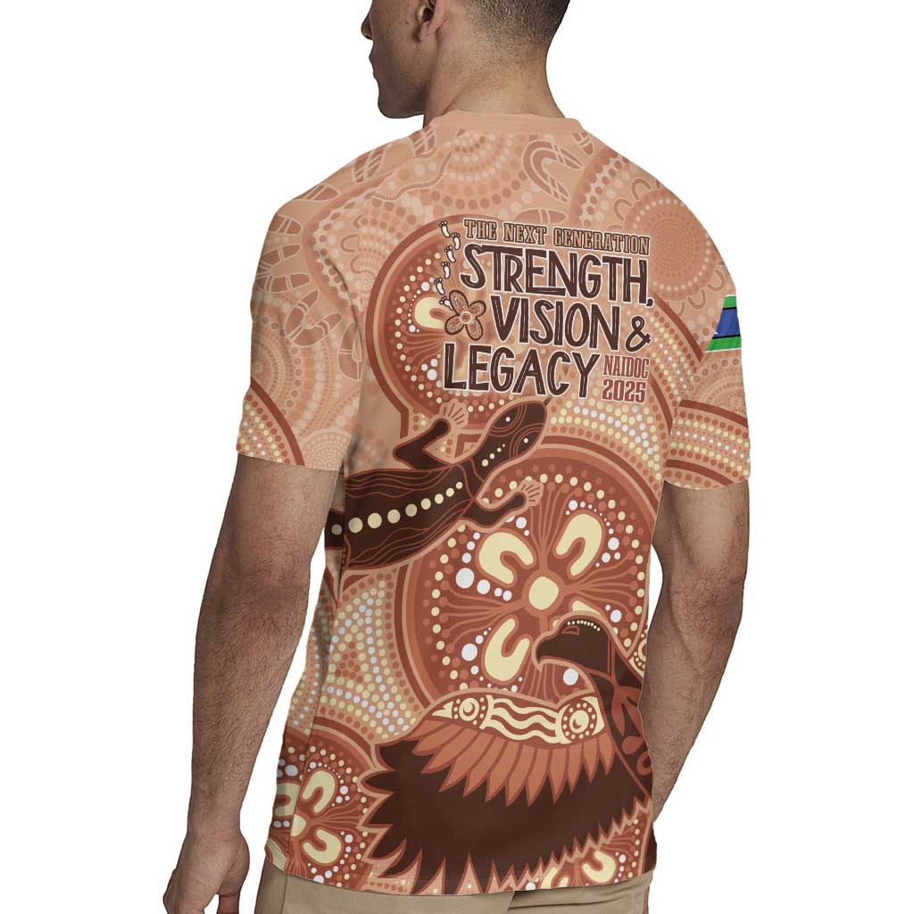 NAIDOC 2025 Strength Vision & Legacy Rugby Jersey Future Dreaming - Taupe