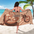 NAIDOC 2025 Strength Vision & Legacy Sarong Future Dreaming - Taupe