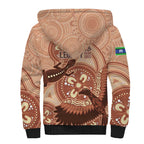 NAIDOC 2025 Strength Vision & Legacy Sherpa Hoodie Future Dreaming - Taupe