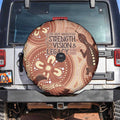 NAIDOC 2025 Strength Vision & Legacy Spare Tire Cover Future Dreaming - Taupe