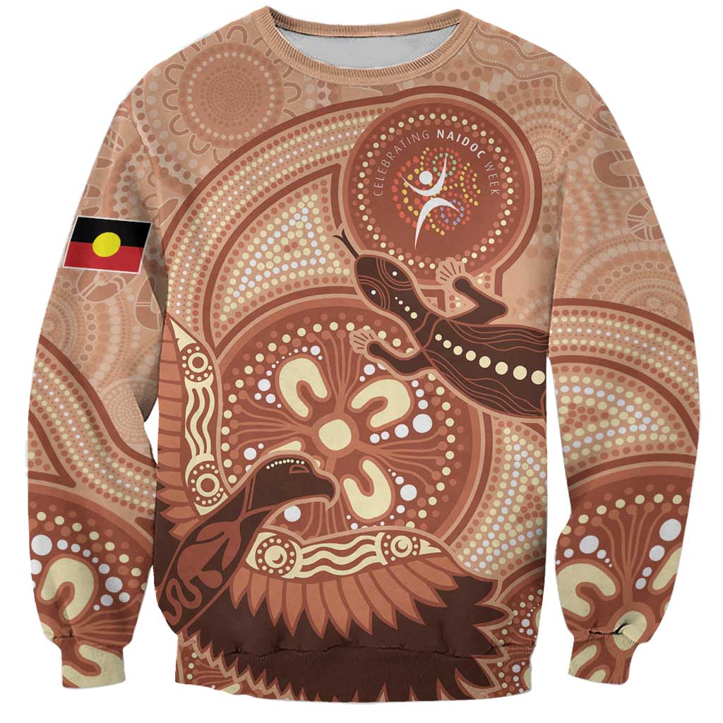 NAIDOC 2025 Strength Vision & Legacy Sweatshirt Future Dreaming - Taupe