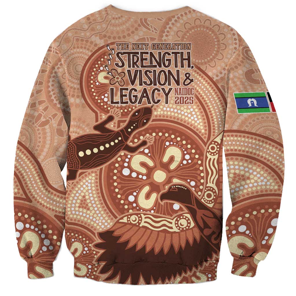 NAIDOC 2025 Strength Vision & Legacy Sweatshirt Future Dreaming - Taupe