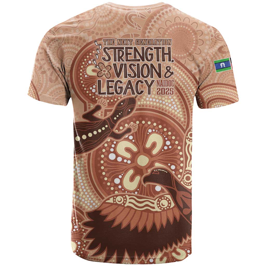NAIDOC 2025 Strength Vision & Legacy T Shirt Future Dreaming - Taupe
