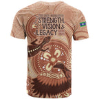 NAIDOC 2025 Strength Vision & Legacy T Shirt Future Dreaming - Taupe