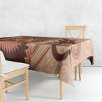 NAIDOC 2025 Strength Vision & Legacy Tablecloth Future Dreaming - Taupe