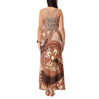 NAIDOC 2025 Strength Vision & Legacy Tank Maxi Dress Future Dreaming - Taupe
