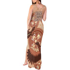 NAIDOC 2025 Strength Vision & Legacy Tank Maxi Dress Future Dreaming - Taupe