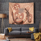 NAIDOC 2025 Strength Vision & Legacy Tapestry Future Dreaming - Taupe