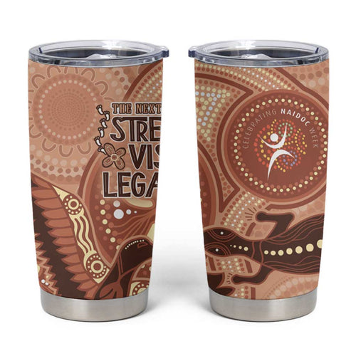 NAIDOC 2025 Strength Vision & Legacy Tumbler Cup Future Dreaming - Taupe