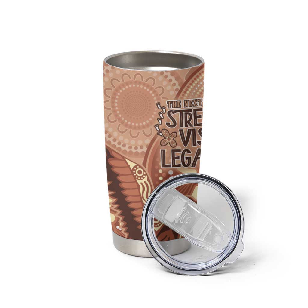 NAIDOC 2025 Strength Vision & Legacy Tumbler Cup Future Dreaming - Taupe