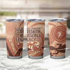 NAIDOC 2025 Strength Vision & Legacy Tumbler Cup Future Dreaming - Taupe